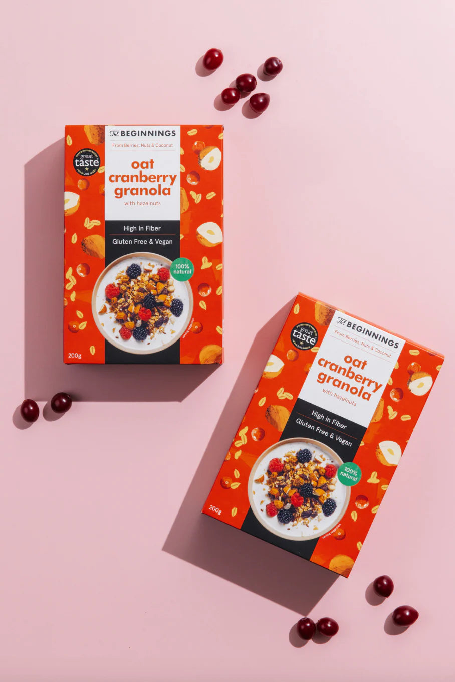 Granola aux canneberges et à l'avoine