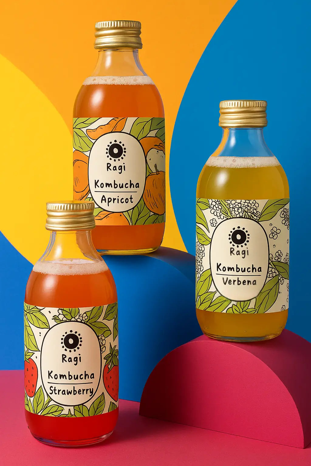 Zitronenverbene-Kombucha