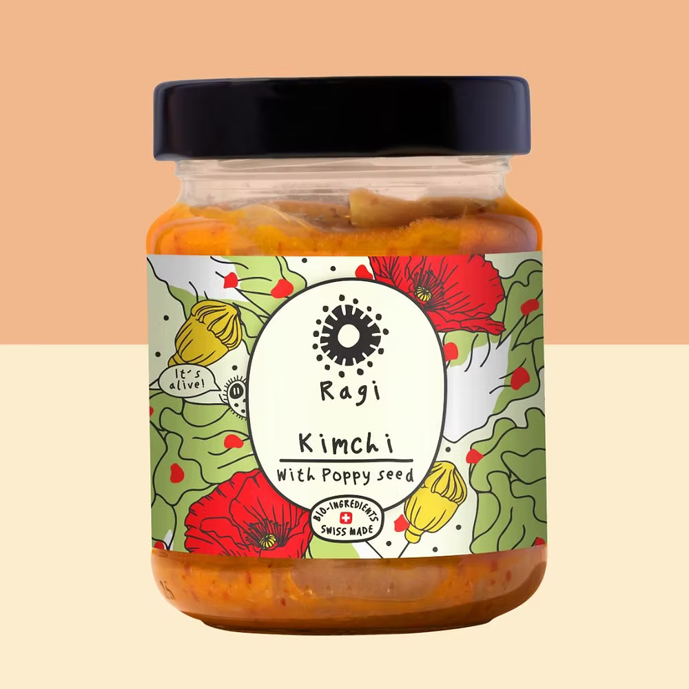 Kimchi mit Mohn