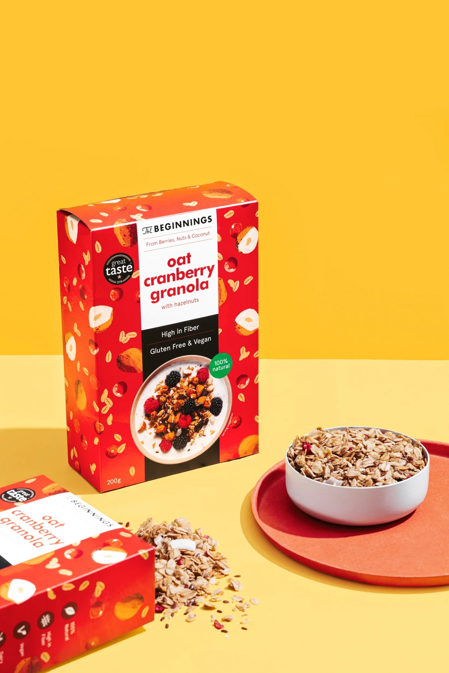 Granola aux canneberges et à l'avoine