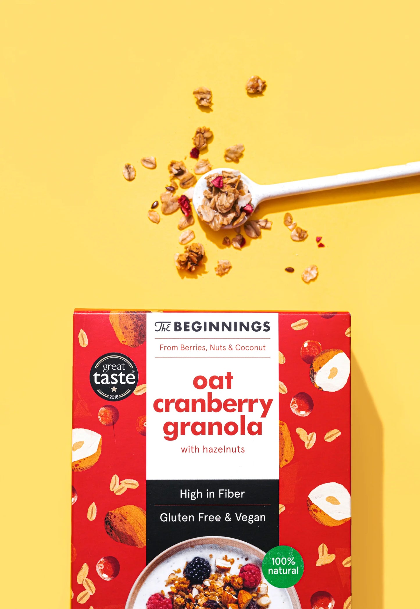 Granola aux canneberges et à l'avoine
