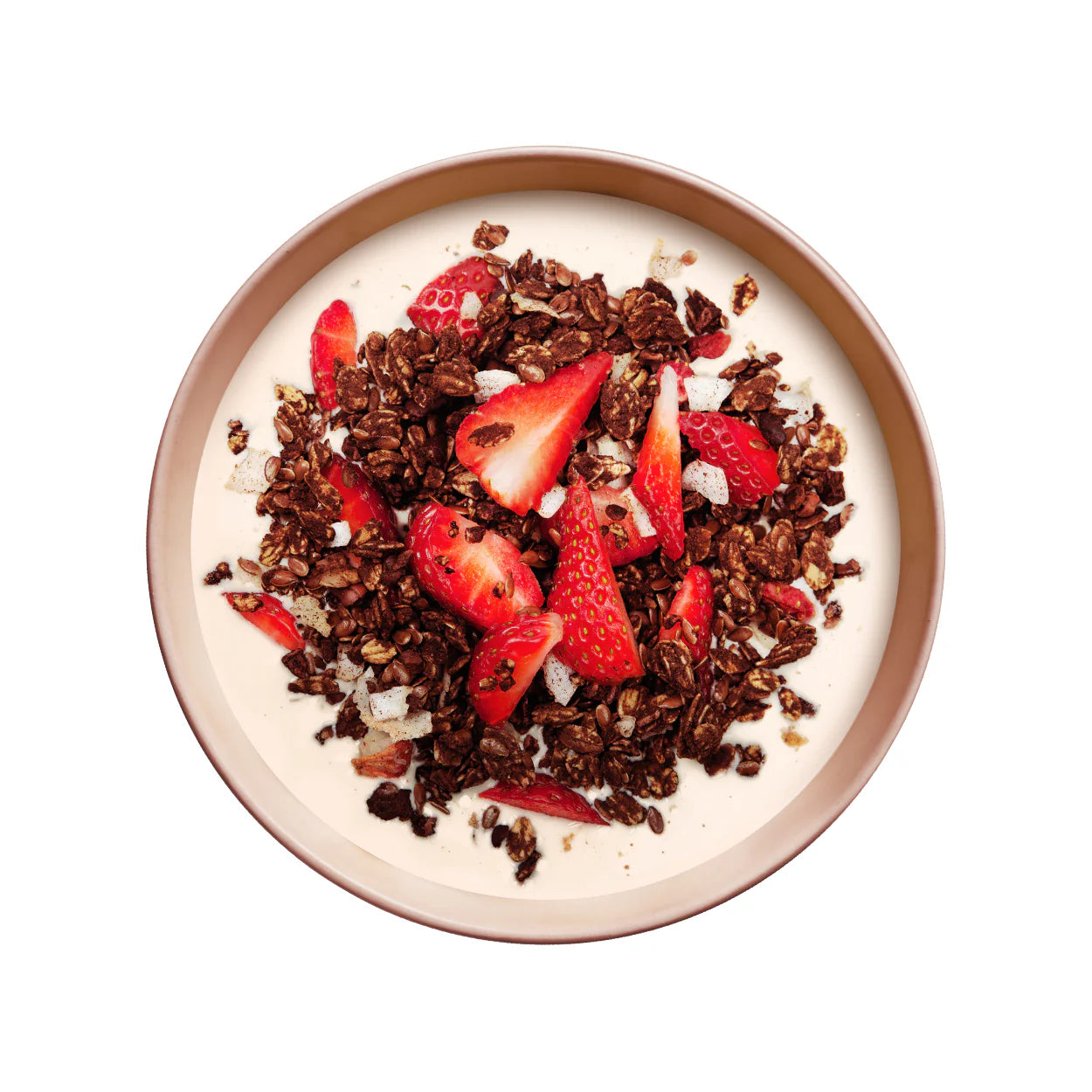 Granola protéiné à la fraise